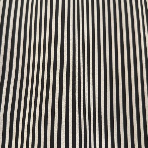 Equipment Black and White Striped Blouse - Picture 4 of 5